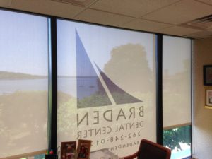 Custom Branded Commercial Solar Shades
